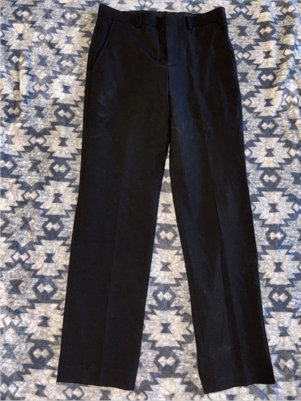 jf j.ferrar Men's Black Dress Pants - Straight Leg